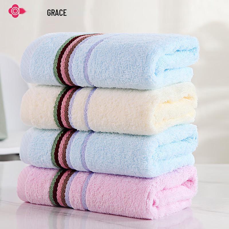 Jie Li Ya Home Satin Spiral Cotton Towel Set