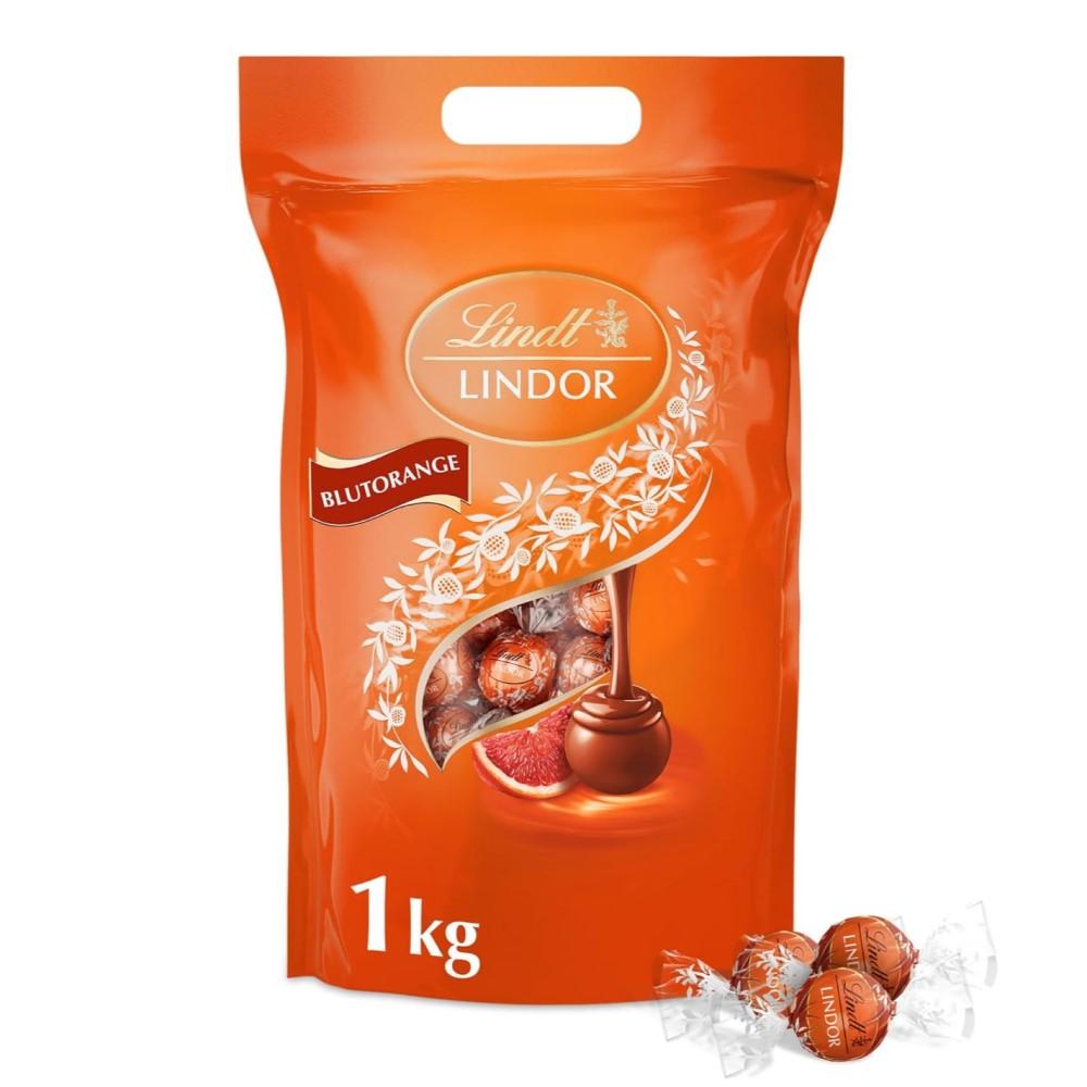 Lindt Chocolate Lindor Lindor Ball Blood Orange 1Kg
