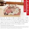 No Ren Furoshiki Small 50cm (Retro Flower - Line Blue) Bento Wrap 100 Cotton Machine Washable