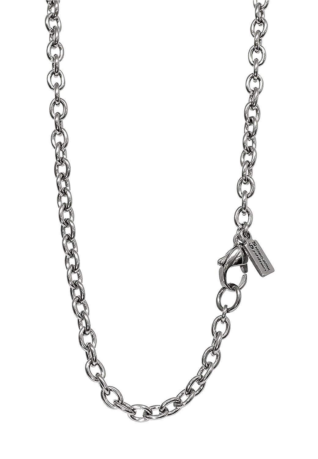

Azuki Titanium Necklace Length Width Chain Made in Japan Sports Health [Limited Item] 40-60cm (45cm) 3.8mm Men s Women s