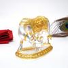 Kamdhenu Cow with Calf Idol Gold Silver Plated with Matte Finish | Home Decor Gaay Bachda Cow |Calf for Vastu | Positive Energy |