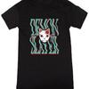 Demon Slayer Fox Mask Logo Ladies Black T-Shirt