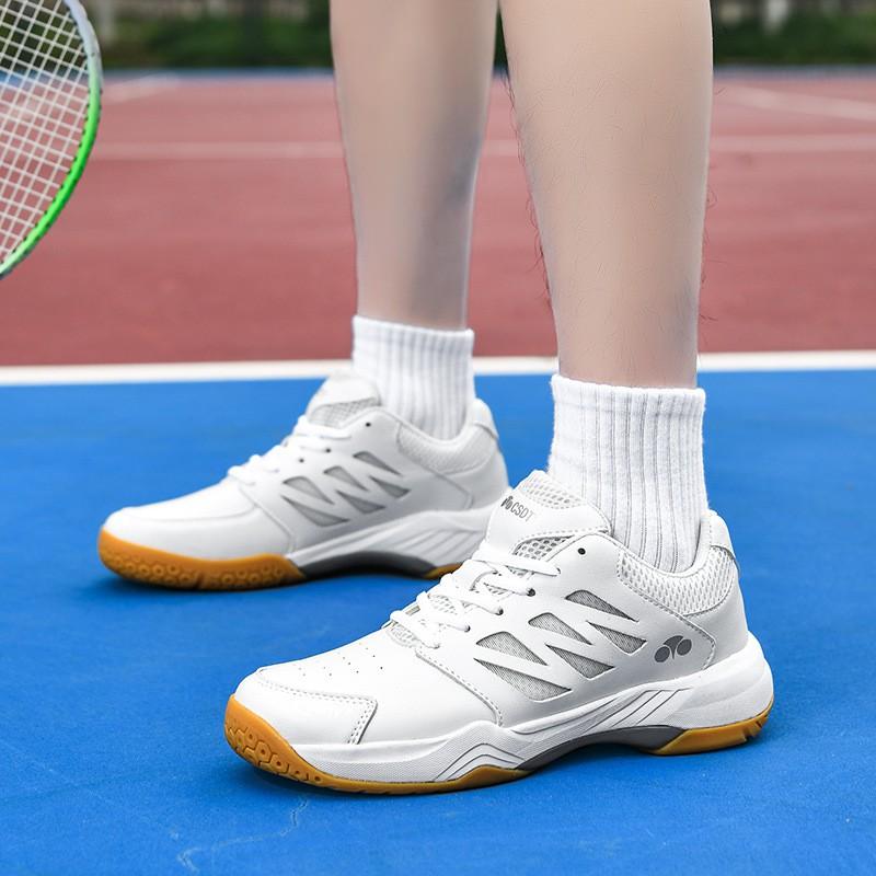 Unisex Badminton Shoes Men Women Lightweight Breathable Training Sneakers With Non-Slip Rubber Sole