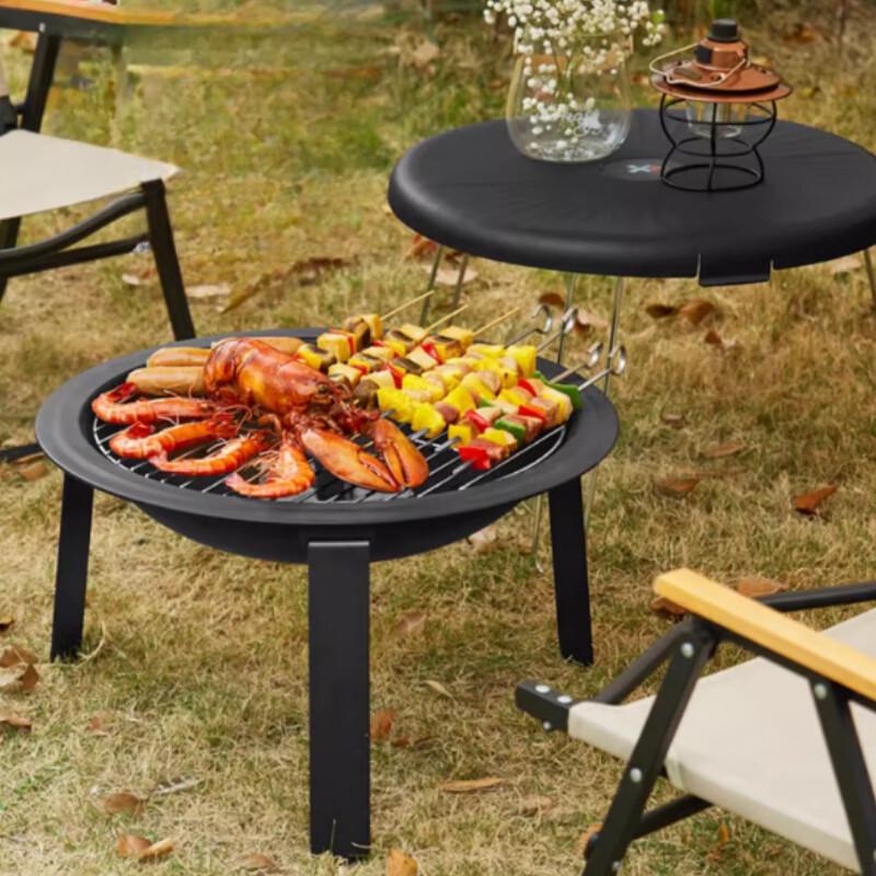 Foldable Portable Charcoal BBQ Grill