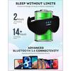 2026 Neuestes Modell Schlaf-Kopfhörer, Bluetooth 5.4 Schlafmasken-Kopfband-Kopfhörer Schlaf-Augenmaske, Kabellose Musik-Ohrstöpsel-Kopfhörer mit