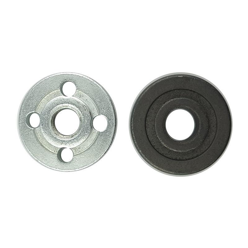

1 Set M10 Thread Angle Grinder Metal Pressure Plate Metal Inner Outer Flange Nut Set Tools Grinding Machine Disc Clamp Plate1 Se