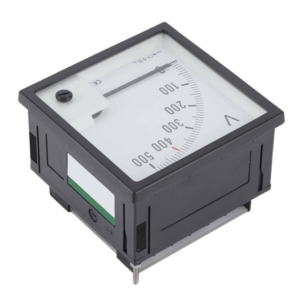 Voltmeter Volts Meter Right Angle Pointer Gauge AC 0‑500V Boat Cabin Dash Instrument