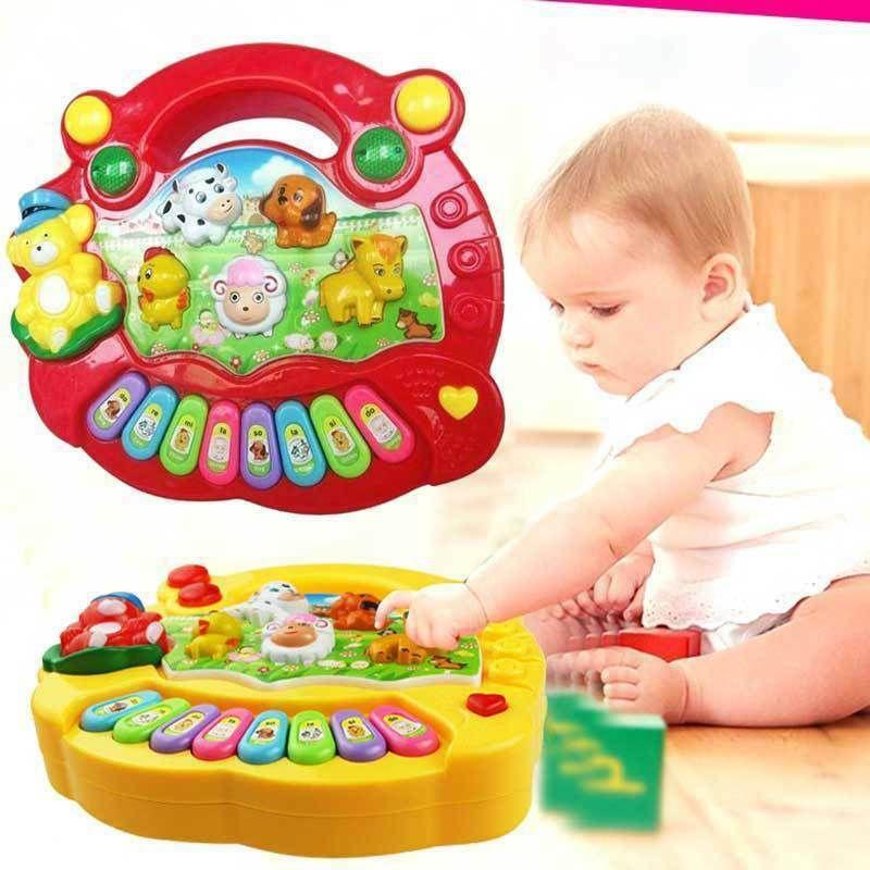 Versatile Musical Educational Animal Farm Piano Enriching Developmental Music Toy For Young Children