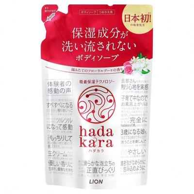 Hadakara Bagnoschiuma Tipo Idratante Fragranza Bouquet Floreale Ricarica 360ml