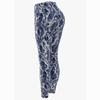 Tight Elastic Bronzing Yoga Pants Fashion Wind Cross-Border Snake Pattern Peach Hip Fitness Pants High Waist Slimming Sports Pants