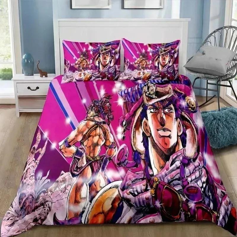 Jojolion Adventure Bedding Set For Bedroom Soft Modern Bedspreads Comefortable Kids Duvet Cover Quilt Cover And Pillowcase