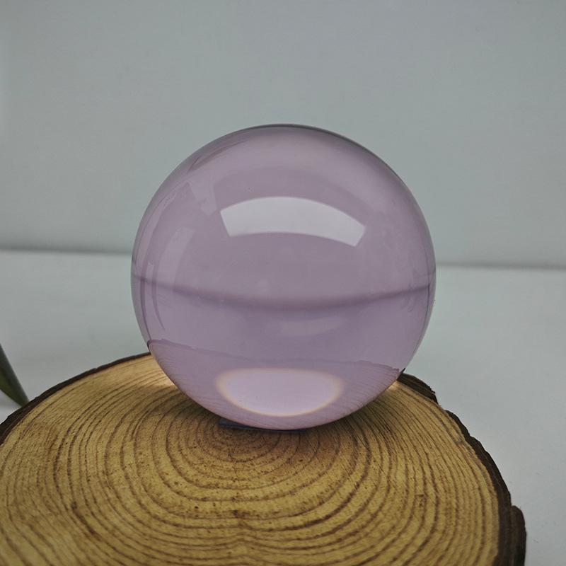 5CM Multicolor Crystal Ball Ornament for Party, Wedding, and Desktop Décor
