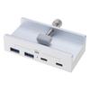 4-Port USB 3.0 Hub Type C USB Splitter Adapter Clip type Multi Port Splitter with 5Gbps Fast Speed Data Transmission