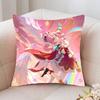 Hyacine Animated Game Honkai Star Rail Pillow Case Fashion Square Pillowcase Bedroom Sofa Room Ins Decoration Leisure