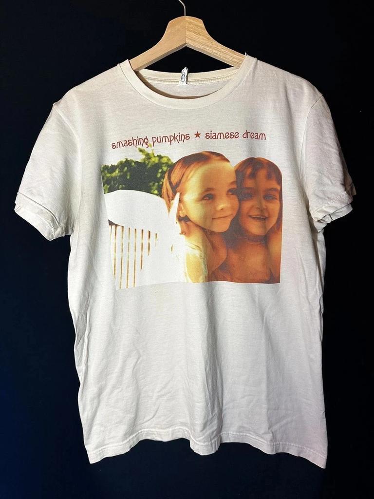 T-Shirt Smashing Pumpkins Siamese Dream Ristampa Bianca Stile Retro S-4XL