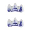 2x Ceramic Penholder Holder Support Rack
