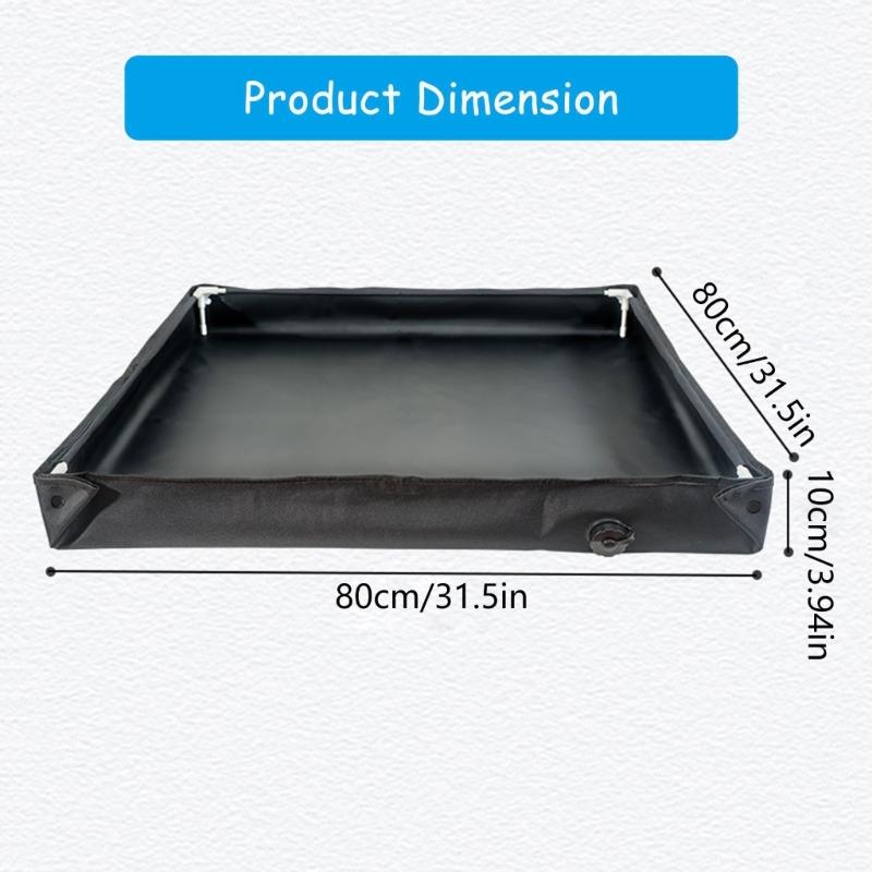 Durability Shower Basins with Detachable Drains Pipe Compacts Portables Shower Pan for Camping Beach Activity
