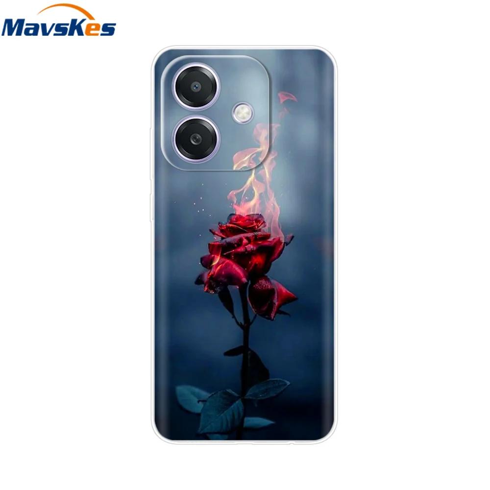 Soft Clear TPU Case For Oppo A3X A3 4G 5G 2024 Cases Soft Silicone Phone Cover for OPPOA3X OPPOA3 Protective Shell Cover Coque