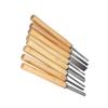 8PCS Groove Parting Wood Turning Chisels Lathe Chisel Set  For Hardwood