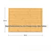 SMVP Bambus-Holz Serviertablett