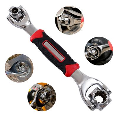 Chiave a bussola 52 in 1 con impugnatura antiscivolo, presa facile, utilizzo versatile, chiave girevole a 360 gradi, utensile rotante multifunzionale