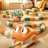 Light Up Eyes Remote Control Snake Toy Two Speed Modes Magnetic Food Collecting  Family Games