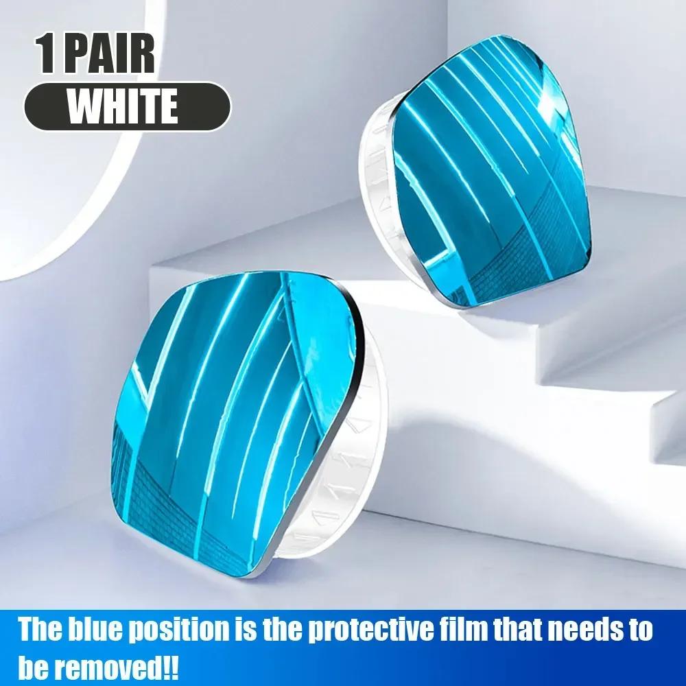2pcs Car Frameless Wide-angle Rearview Car 360 Degree Adjustable Rearview Mirror Car Blind Spot Mirror Auto Exterior Accessories