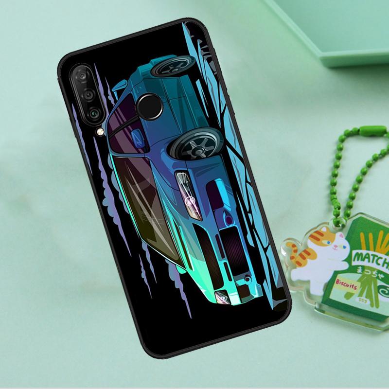 JDM Car Evo For Huawei Nova Y90 Y70 Y60 Y61 Y91 Y72 9 10 SE 12i 12s 11i 5T P60 Pro P20 P30 P40 Lite Case