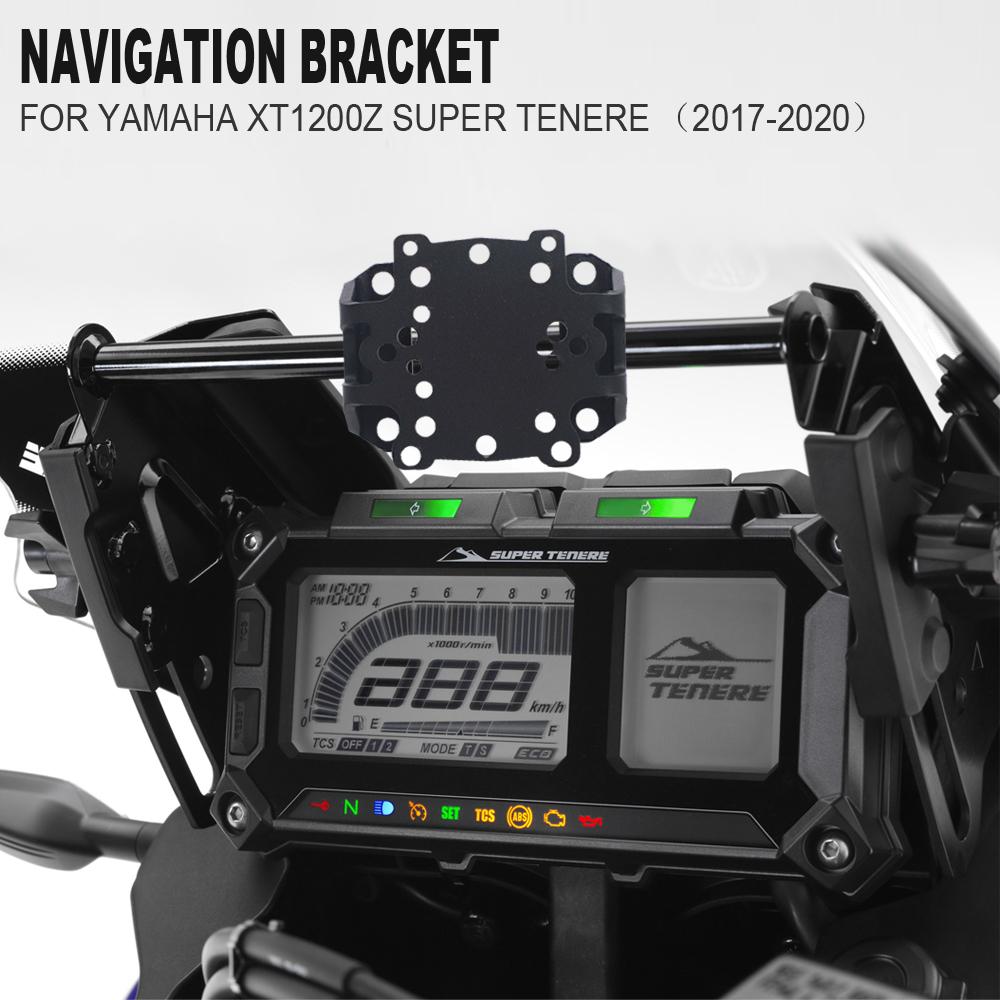 Motorcycle GPS Navigation Bracket For YAMAHA XT1200Z XT 1200 Z Super Tenere 2017-2020 Phone Holders Stands USB Charging