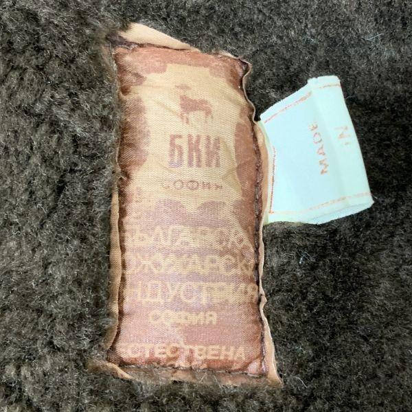 Hergestellt in Bulgarien Osteuropa Handel Lammfell Premium Shearling Mantel Oberteil Herren M Braun Ranchmantel(GEBRAUCHT)