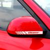 GXP1 2 Stück Auto-Rückspiegel-Aufkleber für Dodge AVENGER CALIBER CARAVAN CHALLENGER CHARGER DART DURANGO JOURNEY NITRO RAM Zubehör