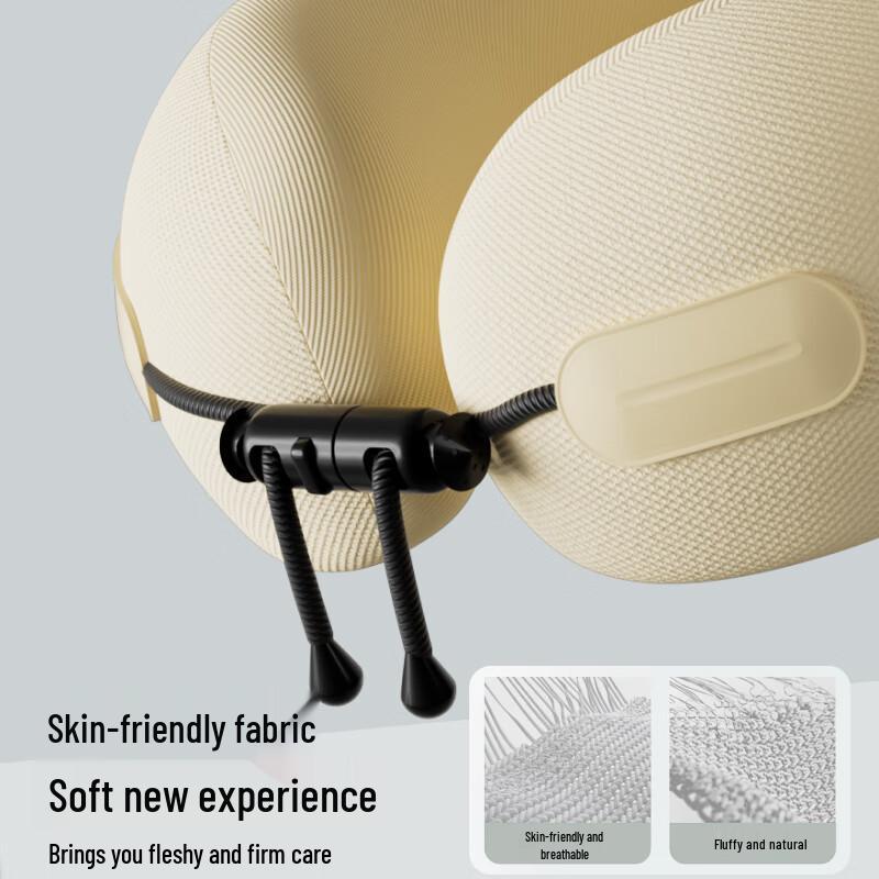 CHIRIMIRI Soft Kneading U-shaped Neck Pillow CN Plug (adapter Included)