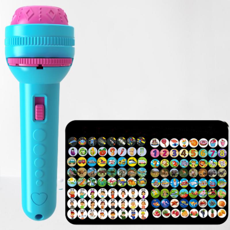 

24 Puzzle Patterns Projection Flashlight Bedtime Stories Early Learning Toys