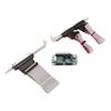Mini PCIe Serial Parallel Expansion Card 6Gbps PCI Express To Printer LPT Port 2 Port RS 232 DP9 Pin Adapter for 4U