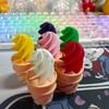3D Printed Toys Simulation Spiral Sweet Tube Model Realistic Artificial Food Model Fake Food Dessert Decompression Decorative