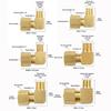 External Thread Compression Tube Fitting 90 Degree Male Elbow Connector Easy Install Tube Elbow