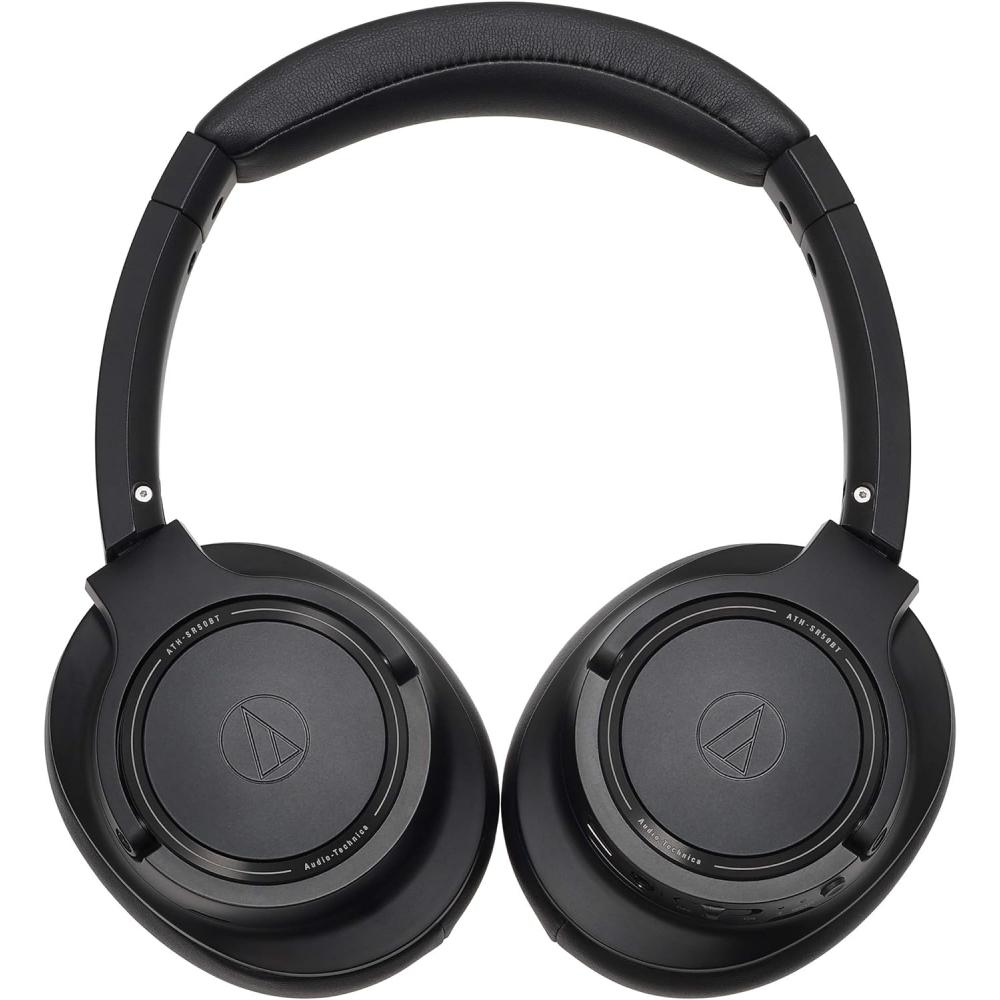 Auriculares inalámbricos con cancelación de ruido Audio Technica Soundreality Bluetooth con micrófono negro Ath Sr50bt Bk Black