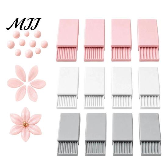 Clay Rolling Tool for Jewelry 4Pcs 3D Print Gel Ball Maker Tools, Nail Art Bead Roller Flowers, Strip Mold 2/3/4/5 Mm Sphere Shaper Round