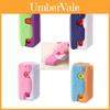 New Cartoon 3d Gravity Carrot Eraser Toy For Students Creative Stationery To Release Stress Purple Shell)