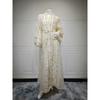 Middle East Robe Mesh Embroidery Dress Two-piece Set Embroidered Dress Two-Piece Set