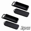 2pcs Portable Storage Case Mini Storage Box Plastic Sliding Lid Small Item Container Handle Multicolor Small Storage Box
