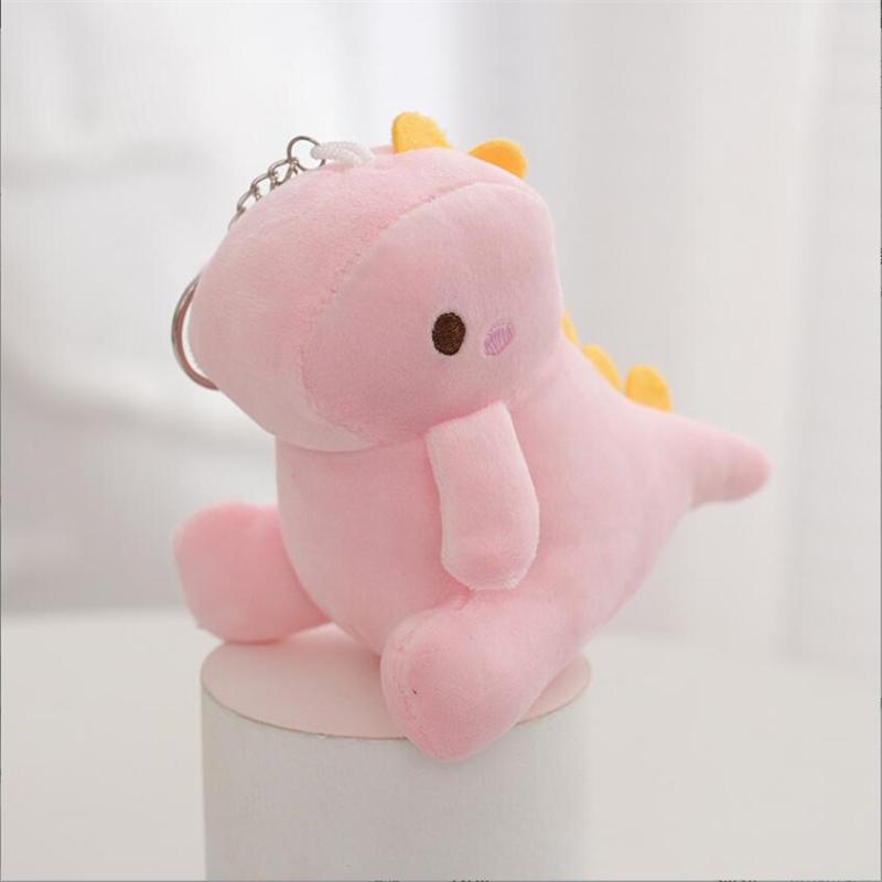 

12 см сидящий динозавр плюшевые игрушки для девочек подарочный пакет подвеска украшение тканевая кукла мини милая кукла брелок кукла 11cm-30cm