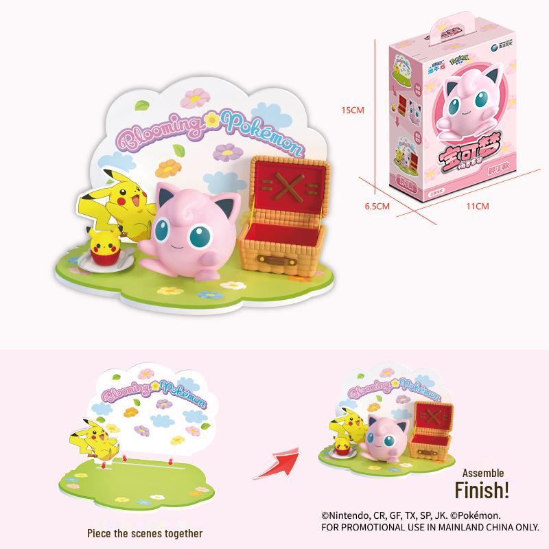 Official Pokémon Psyduck Figurine Scene Set LK2509