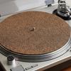 Cork & Rubber Turntable Platter Mat Reduces Noise & Sounds Vinyls Record Pad Turntable Phonograph Accessories Record Play