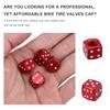 VORCOOL Air Valve Cap for Car, Aluminum Alloy, Red Dice, Tire Valve Cap, Motorcycle, Bicycle, Stylish, Set of 4