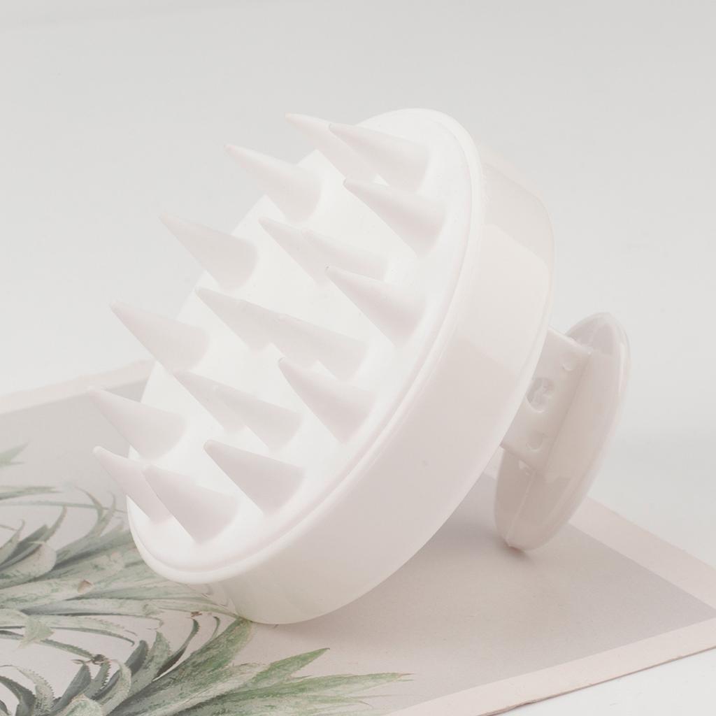 Silicone Shampoo Scalp Hair Massager Head Body Scalp Massage Brush Scalp Massage Brush Comb Magic Handle Brush Spa Massage Brush