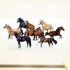 Wall Sticker New Horse Chinese Motivational Poster Traditional Creatively DIY Wallpaper Stickers Bedroom Room Window