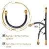 Number 19700 Valve Holder Heavy-Duty 12" Flexible Hose Fit for Both 14mm and 18mm Threads