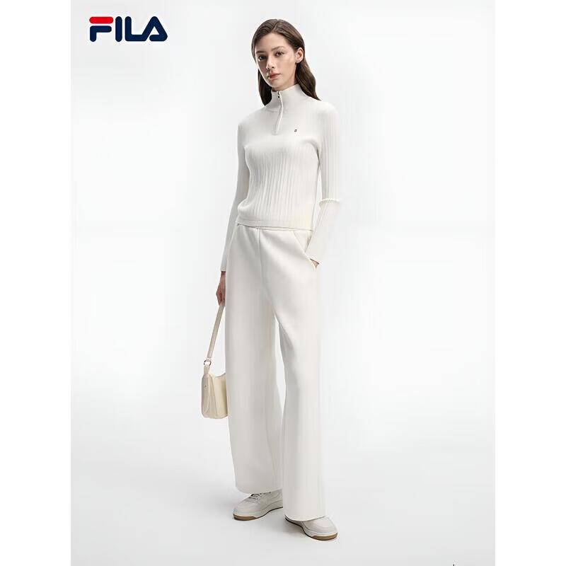 FILA Yang Mi Collection Women's Spring 2026 Straight-Leg Knit Pants
