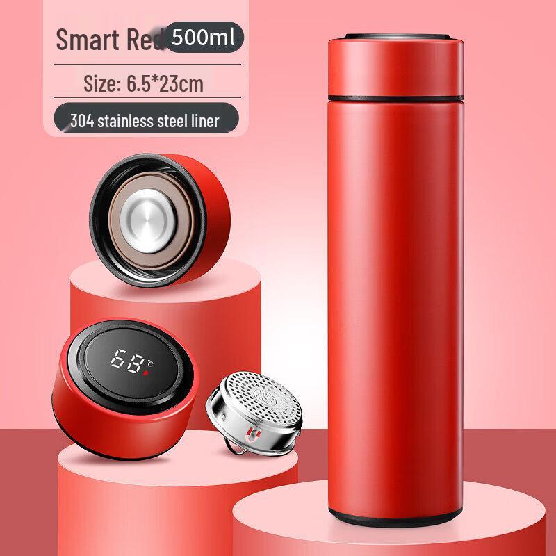 QW 500ml 316 Stainless Steel Smart Car Thermos